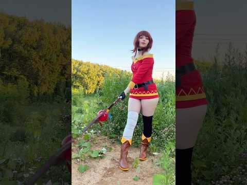 Check my Megumin cosplay #cosplay #konosuba #megumin