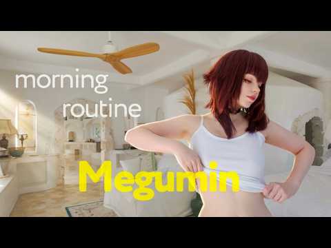 Megumin morning routine | One day as Megumin at modern world