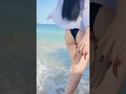 Miyabi at the beach ๐๏ธ #cosplay #miyabi #zzz