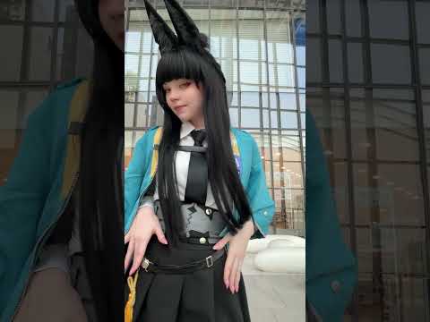 POV: Miyabi tries short skirt #cosplay #zzz #miyabi