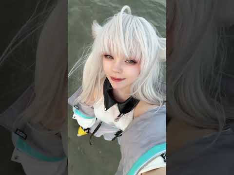 POV: Perlica show her cute side #cosplay #endfield #perlica