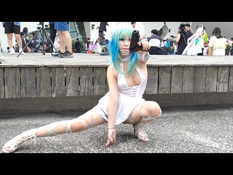 【CooMIC2 Cosplay】可爱肉感的少女特工😊CN:羽汐Yuxi-2024.5.25-台北花博公园争艳馆户外广场