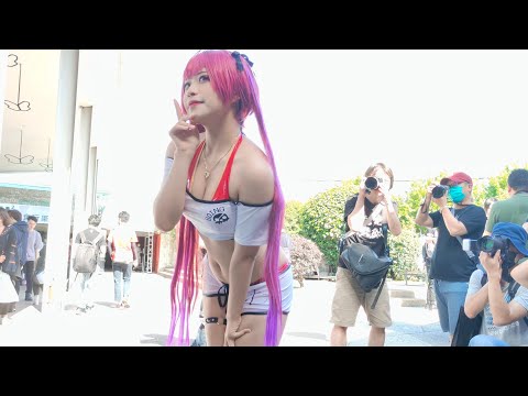【原创汇xCWT cosplay】清凉上阵的泳装辣妹•宝钟玛琳(虚拟Youtuber /CN:星空下的白日梦)2023.5.27-台北花博公园争艳馆户外广场