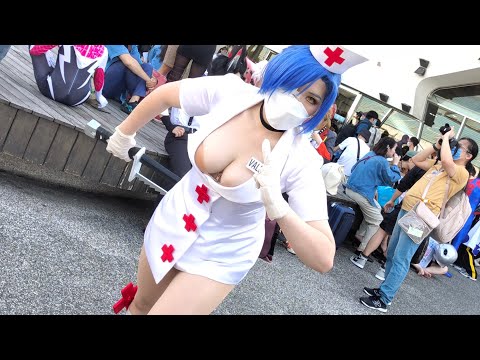 【IF5创集绘 Cosplay】这超杀的起手式让我直接破防了~😅CN:七海-2024.5.18-台北花博公园争艳馆户外广场