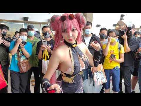【PF37 Cosplay】摆出功夫架势的旗袍辣妹(CN:星野秀奈XuXu)-2022.10.15