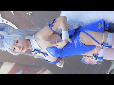 尊みを感じて桜井 AZUR LANE Shinano Bunny Ver. Cosplay | AZUR LANE EXPO 8th Anniversary | 4K 60P